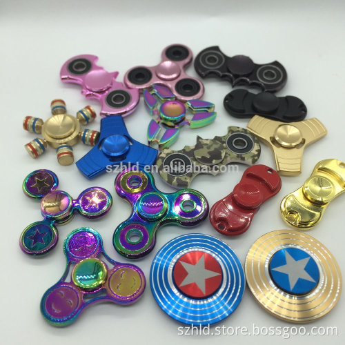 High Quality Aluminum Tri Spinner Fidget Toy Hand Spinner for Adults Kids